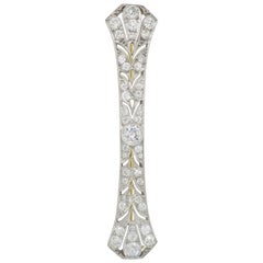 Platinum Diamond Brooch