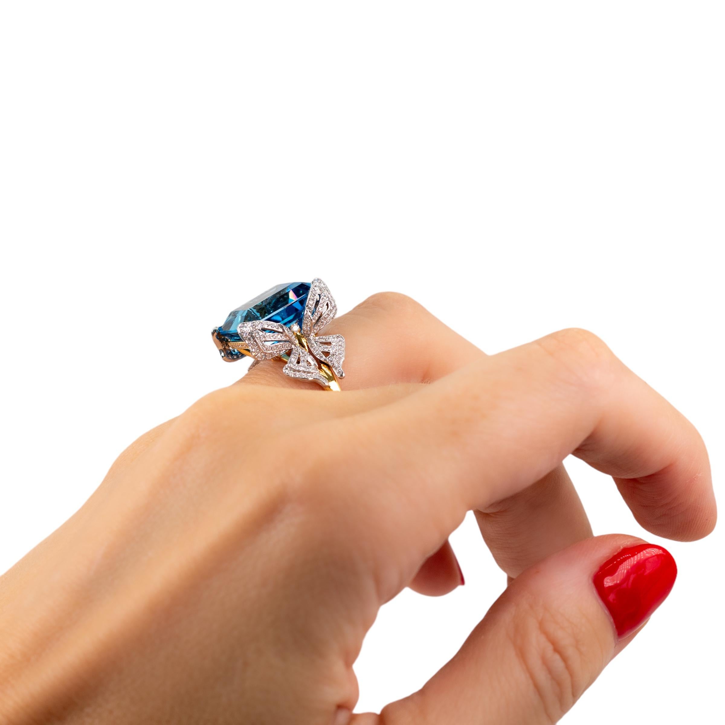 ring schmetterling diamant