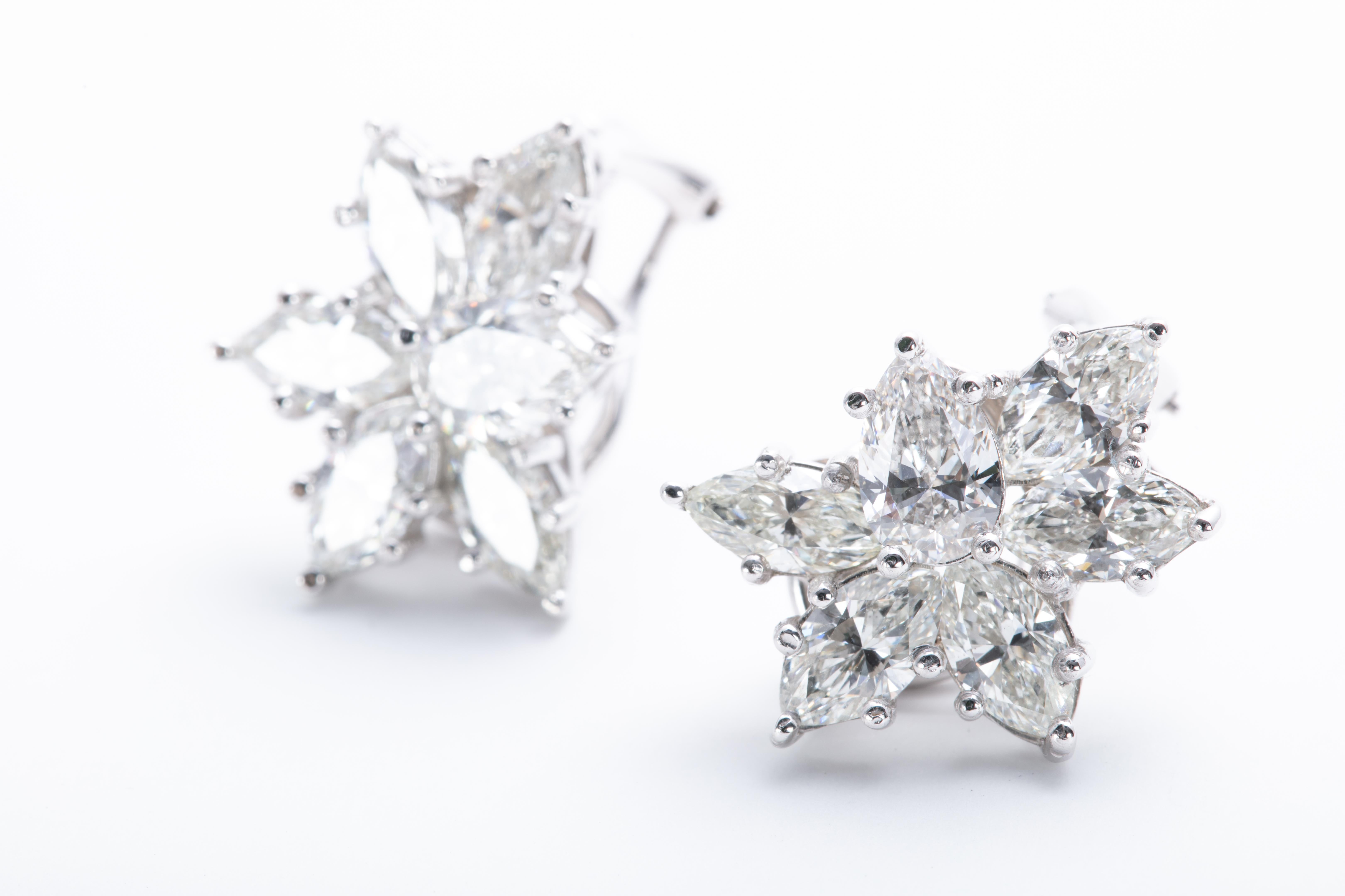 6,72 Karat G/H VS2-Diamanten in einer wunderschönen Platinfassung.