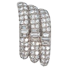 Platinum Diamond Dress Clip