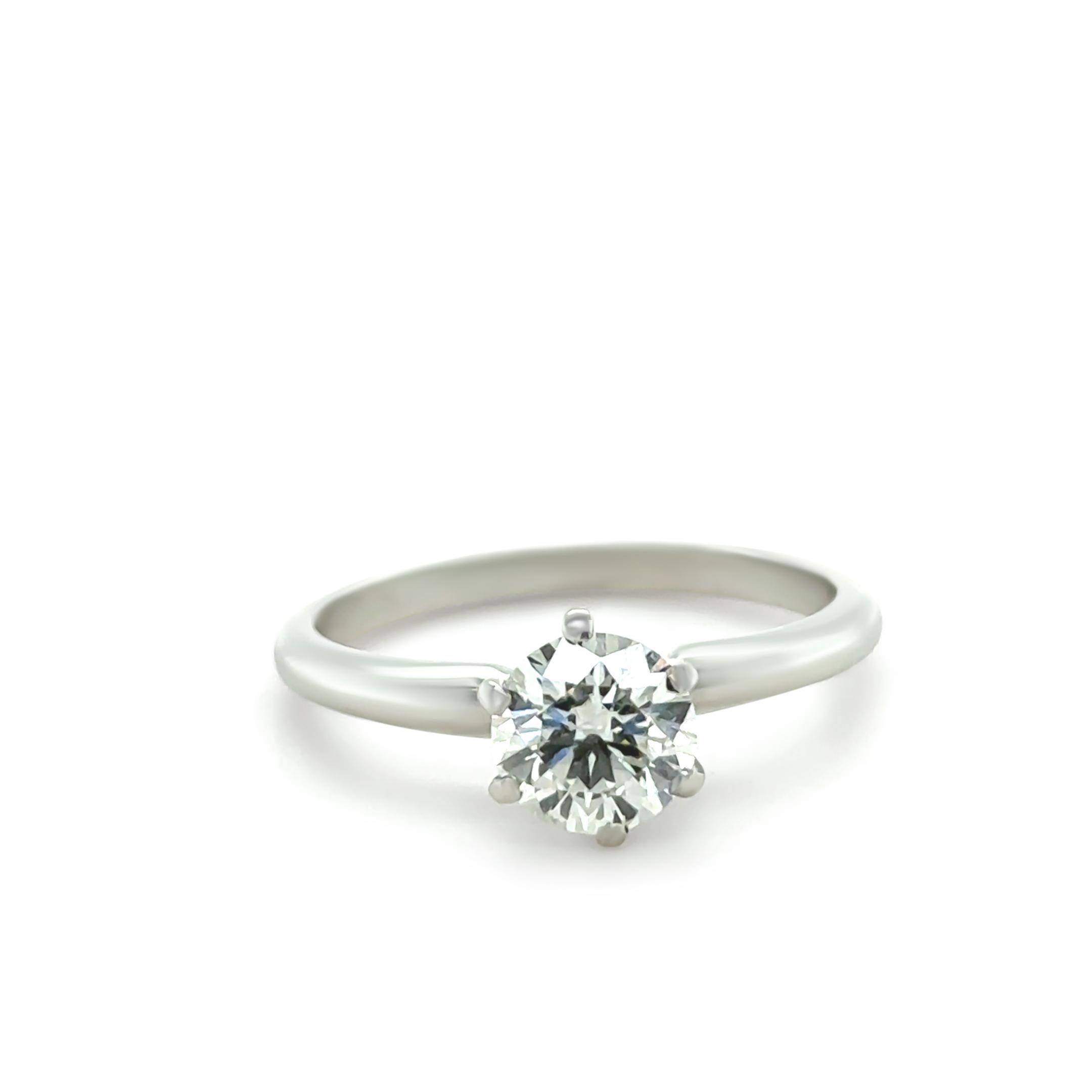 Platinum Diamond Engagement Ring 1.02ct
