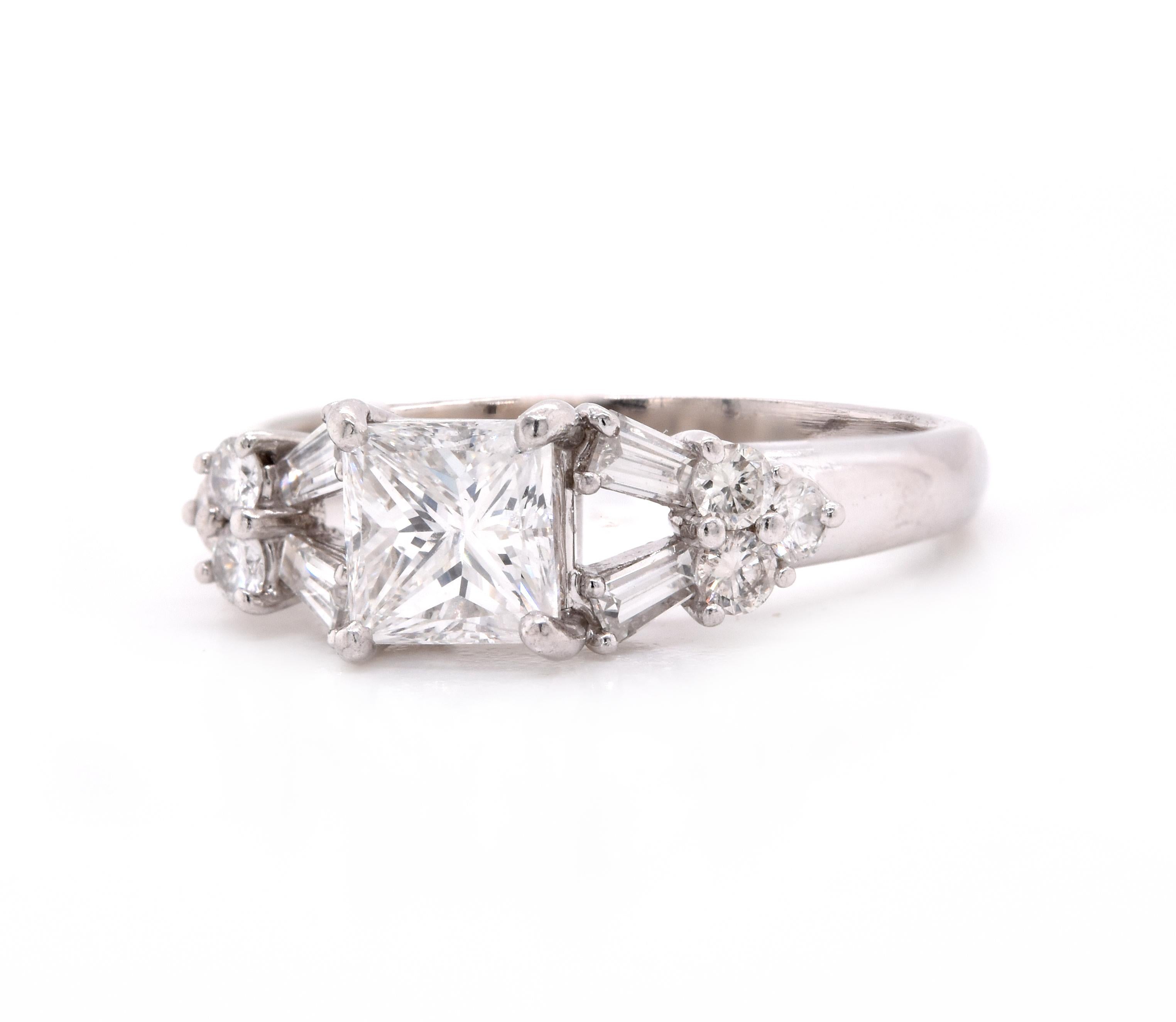 platinum diamond engagement ring sale