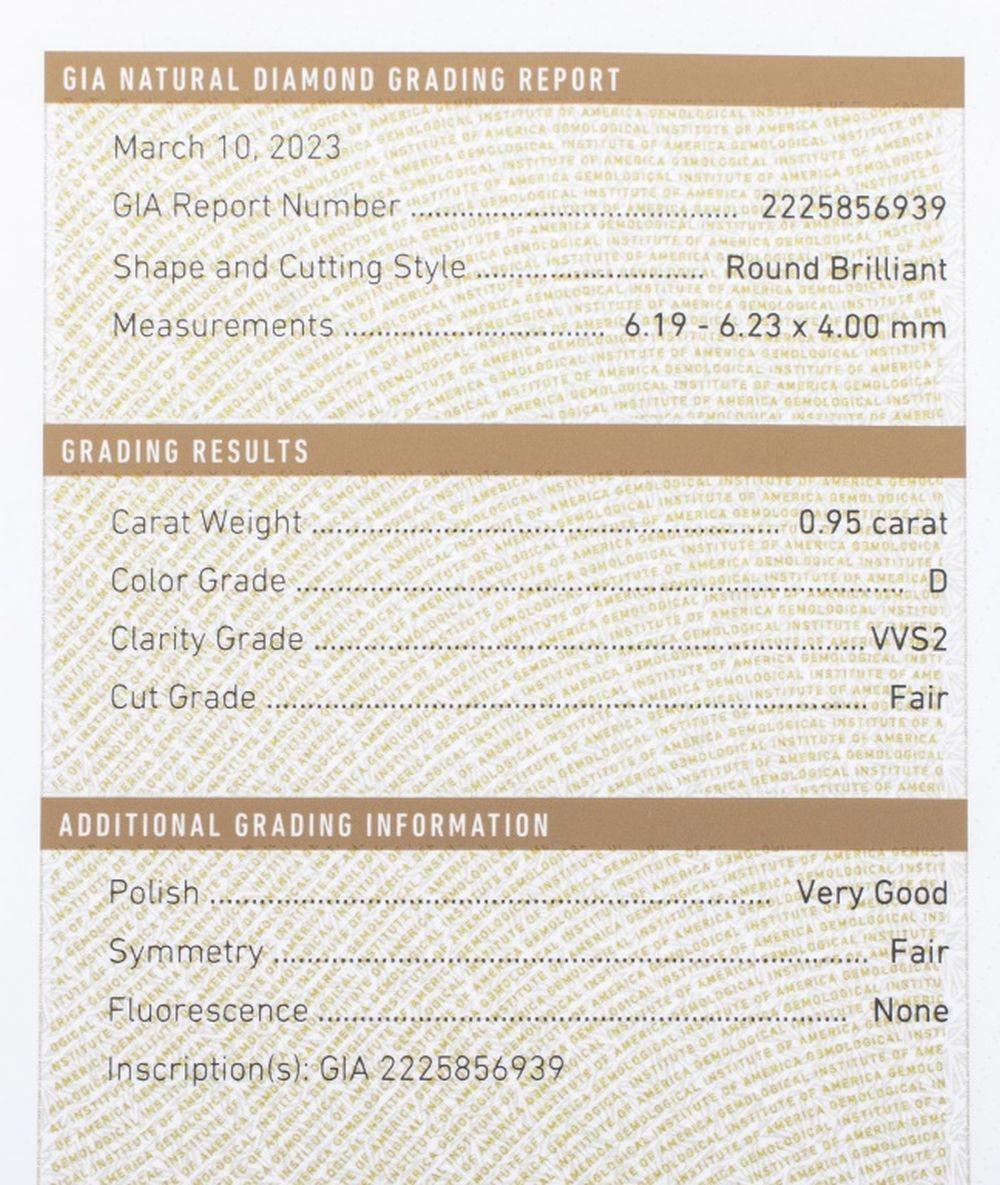 da uomo o donna Anello di fidanzamento con diamante in platino in vendita