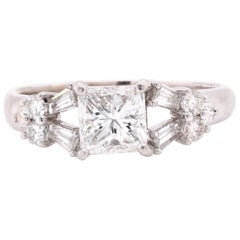 Used Platinum Diamond Engagement Ring
