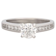 Vintage Platinum & Diamond Engagement Ring
