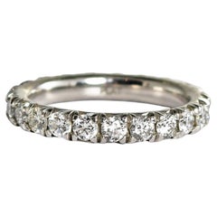 Platinum Diamond Eternity Band 1.20ct