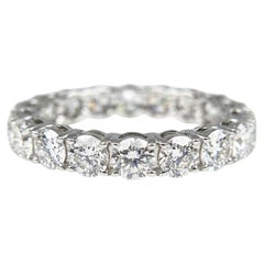 Platin Diamant Eternity Band 3,20 Karat