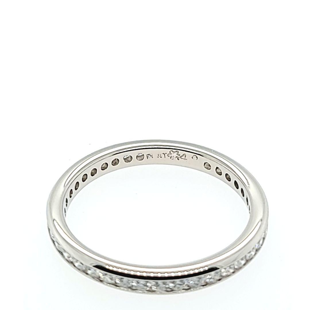 Platinum Diamond Eternity Band In Good Condition For Sale In Coral Gables, FL