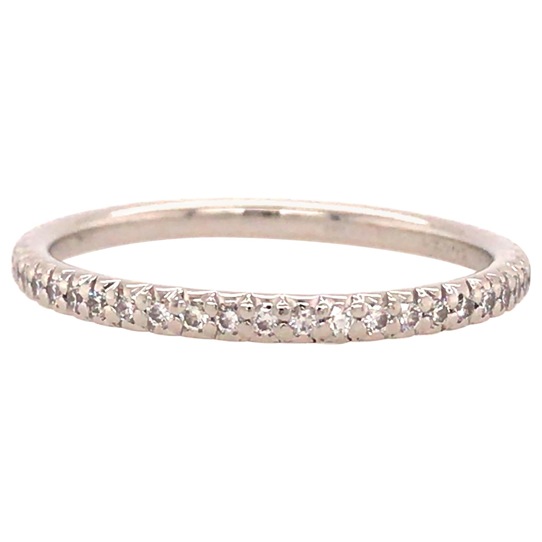 Platinum Diamond Eternity Band For Sale