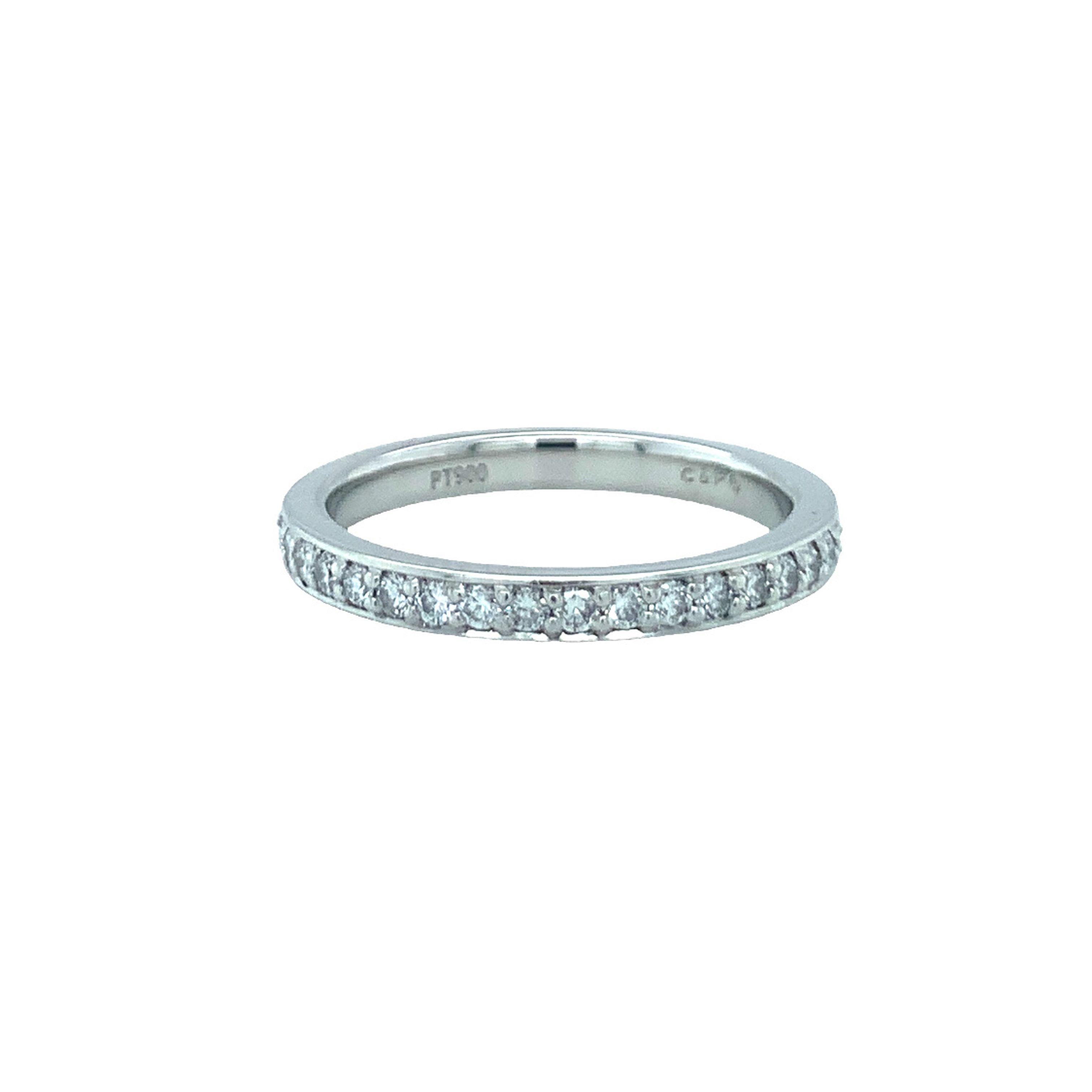 Platinum Diamond Eternity Band