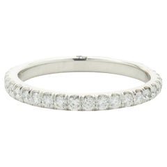 Bracelet d'éternité en platine et diamant