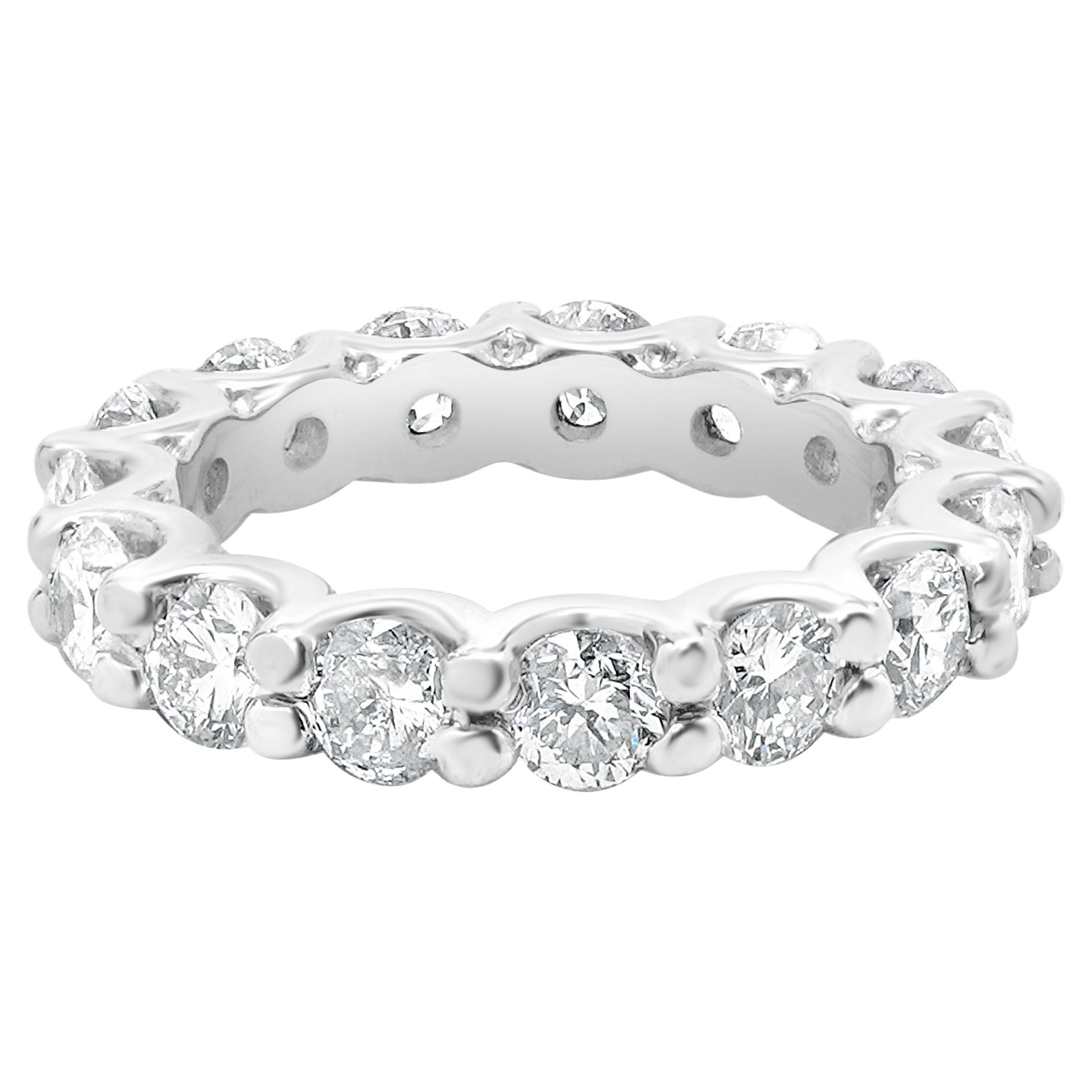 Platinum Diamond Eternity Band