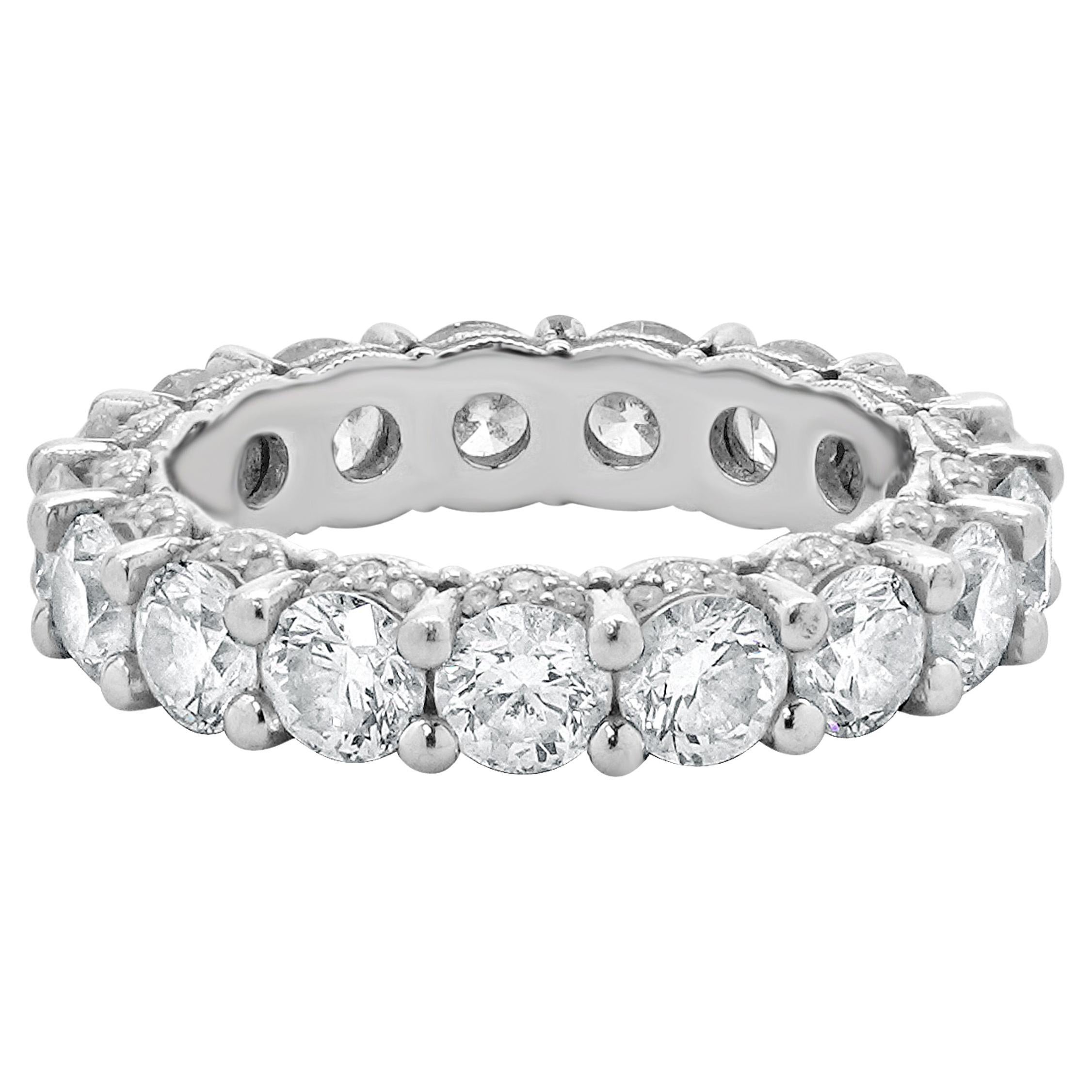Platinum Diamond Eternity Band