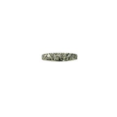 Platinum Diamond Eternity Band Ring Size 6.75-7 #21344
