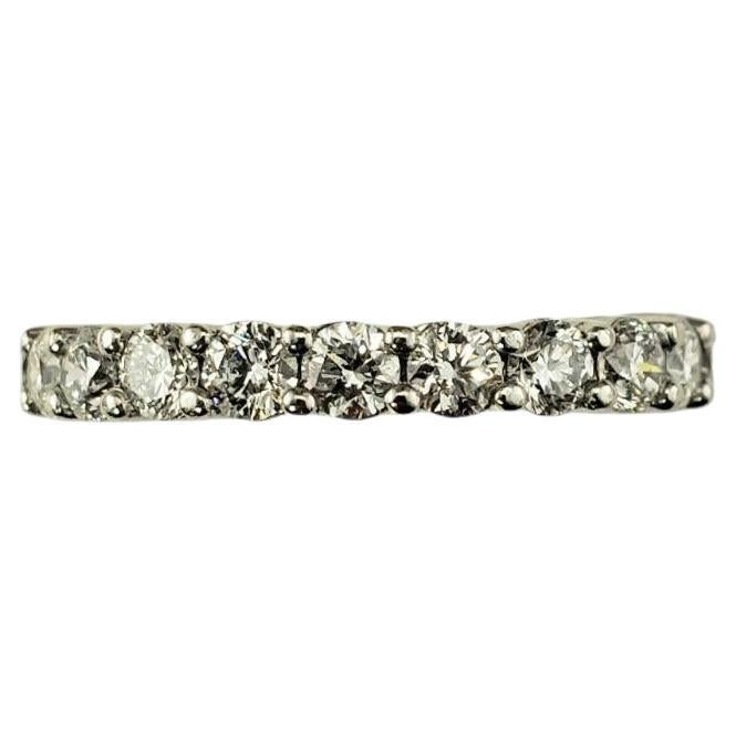 Platinum Diamond Eternity Band Ring Size 6.75-7 #21344