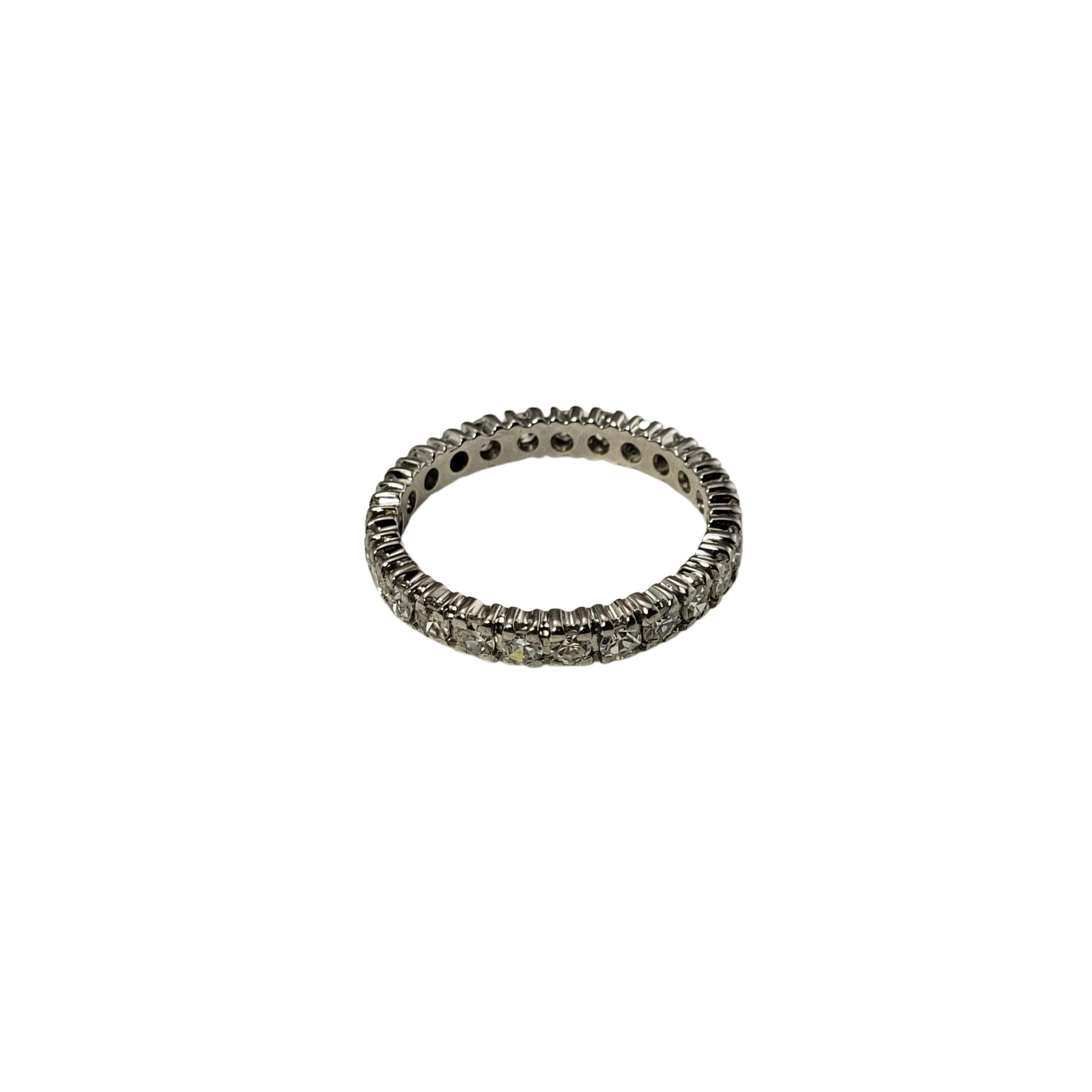 Women's Platinum Diamond Eternity Band Ring For Sale