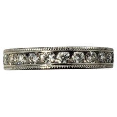 Vintage Platinum Diamond Eternity Band