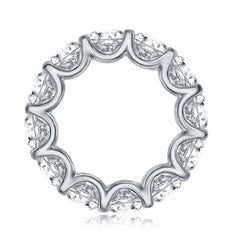 Bague d'éternité en diamant platine 8::50 carats