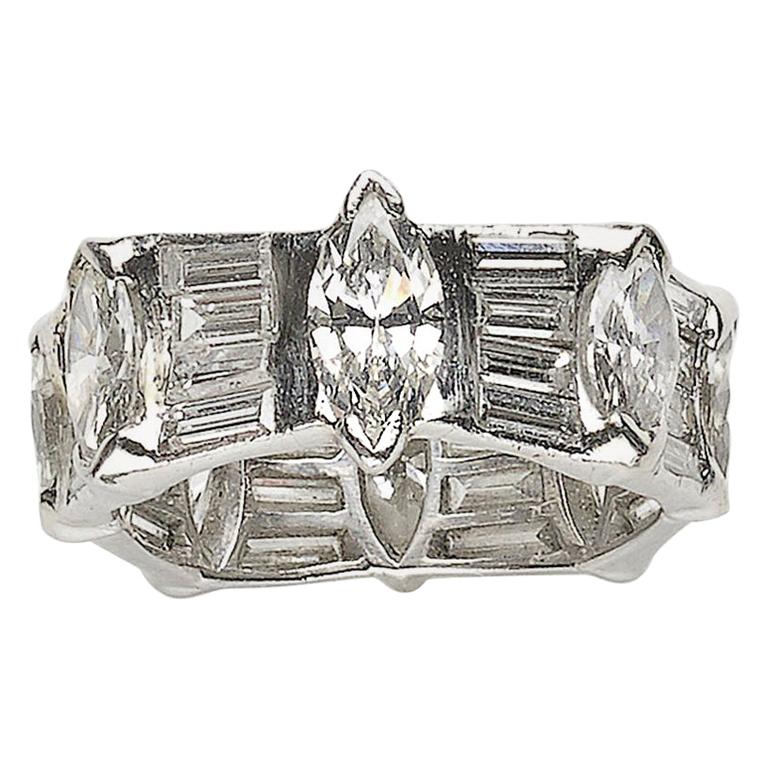 Platinum Diamond Eternity Ring, 8.00 Carat