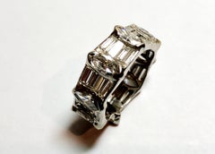 Platinum Diamond Eternity Ring, 8.00 Carat