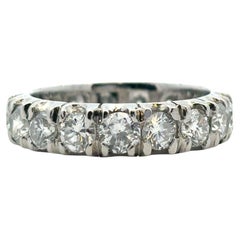 Platinum Diamond Eternity Ring Band