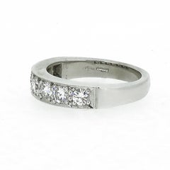 Platinum Diamond Eternity Wedding Band Ring