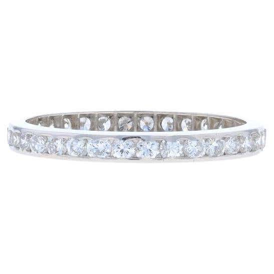 2.50ctw Pave Diamond Eternity Wedding Band Platinum Ring Anniversary ...