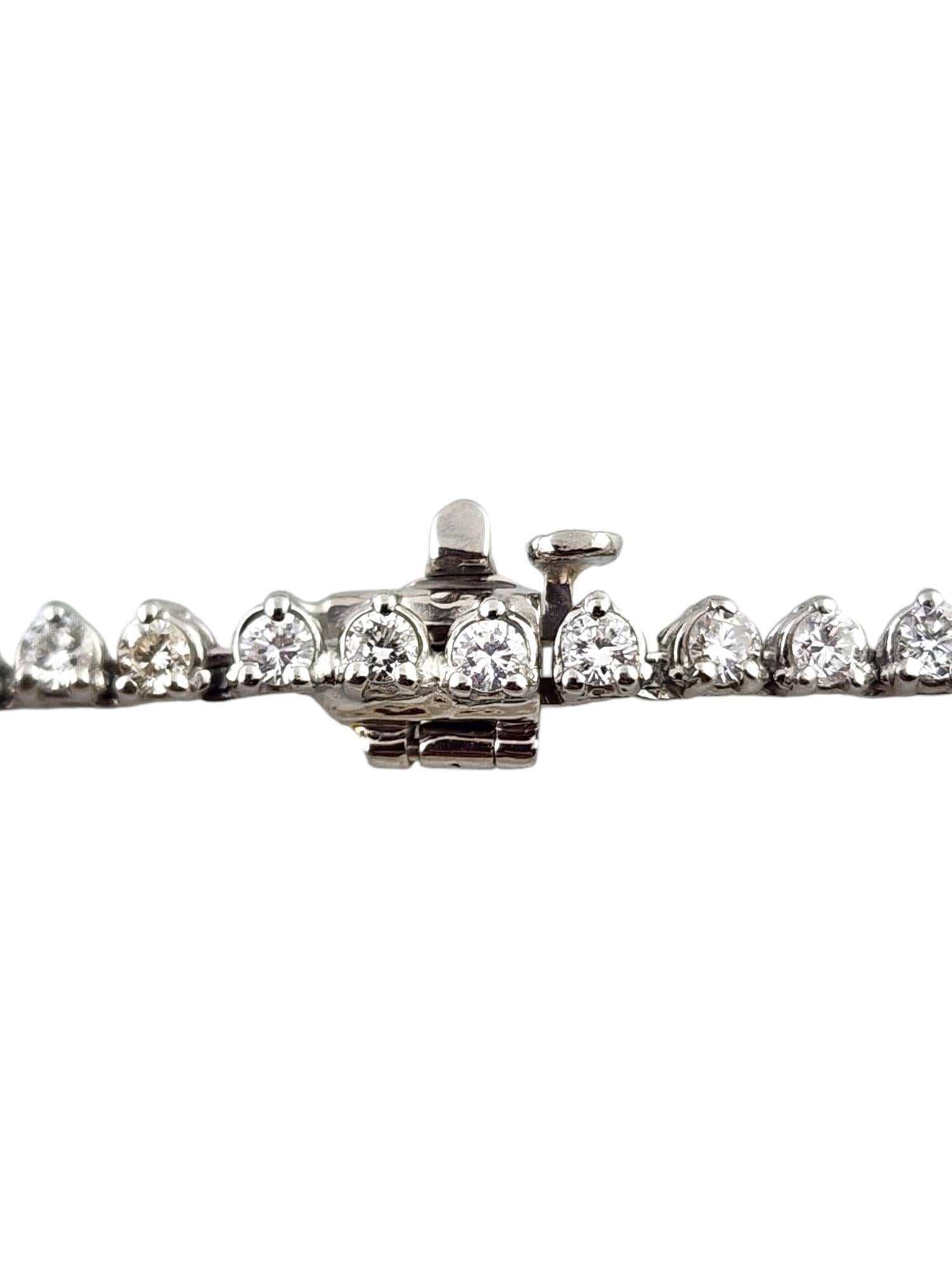 Brilliant Cut Platinum Diamond Graduated Tennis Necklace 10cts  #18561