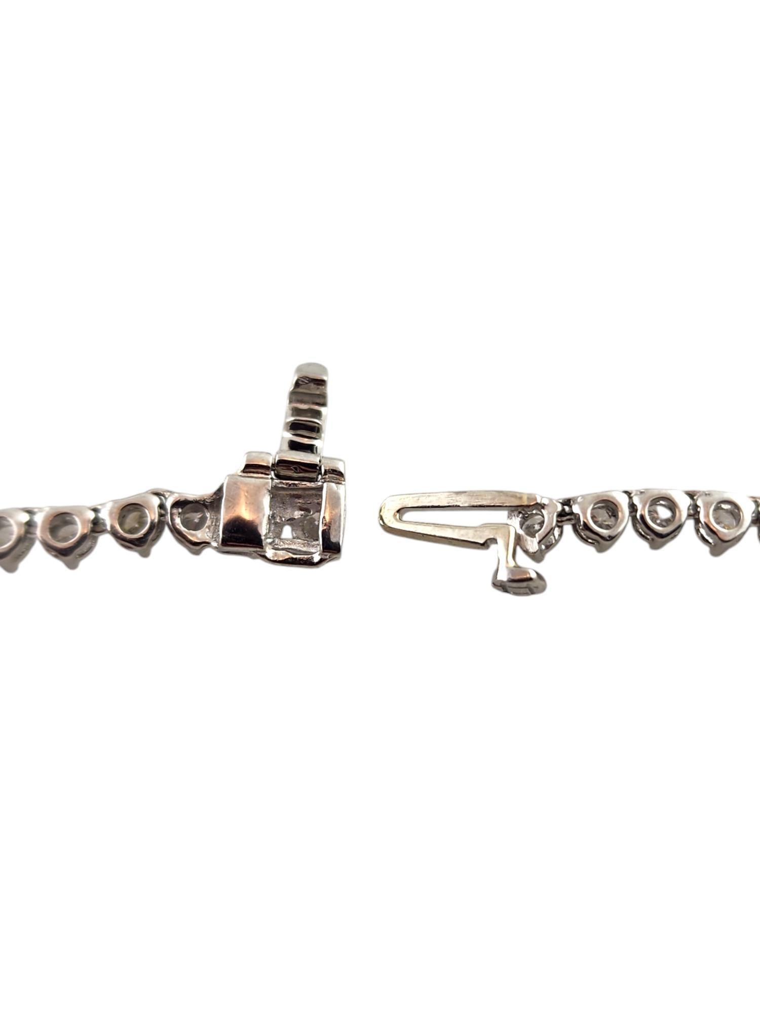Platinum Diamond Graduated Tennis Necklace 10cts  #18561 1