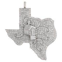 Casa de diamantes de platino en Texas Pin