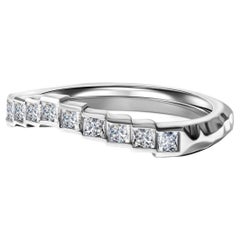 Platin & Diamant Kiss Eternity-Ring