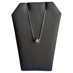 Platinum Diamond Necklace - 0.20ctw GH SI Diamonds, 14.75-16" Length Adjustable