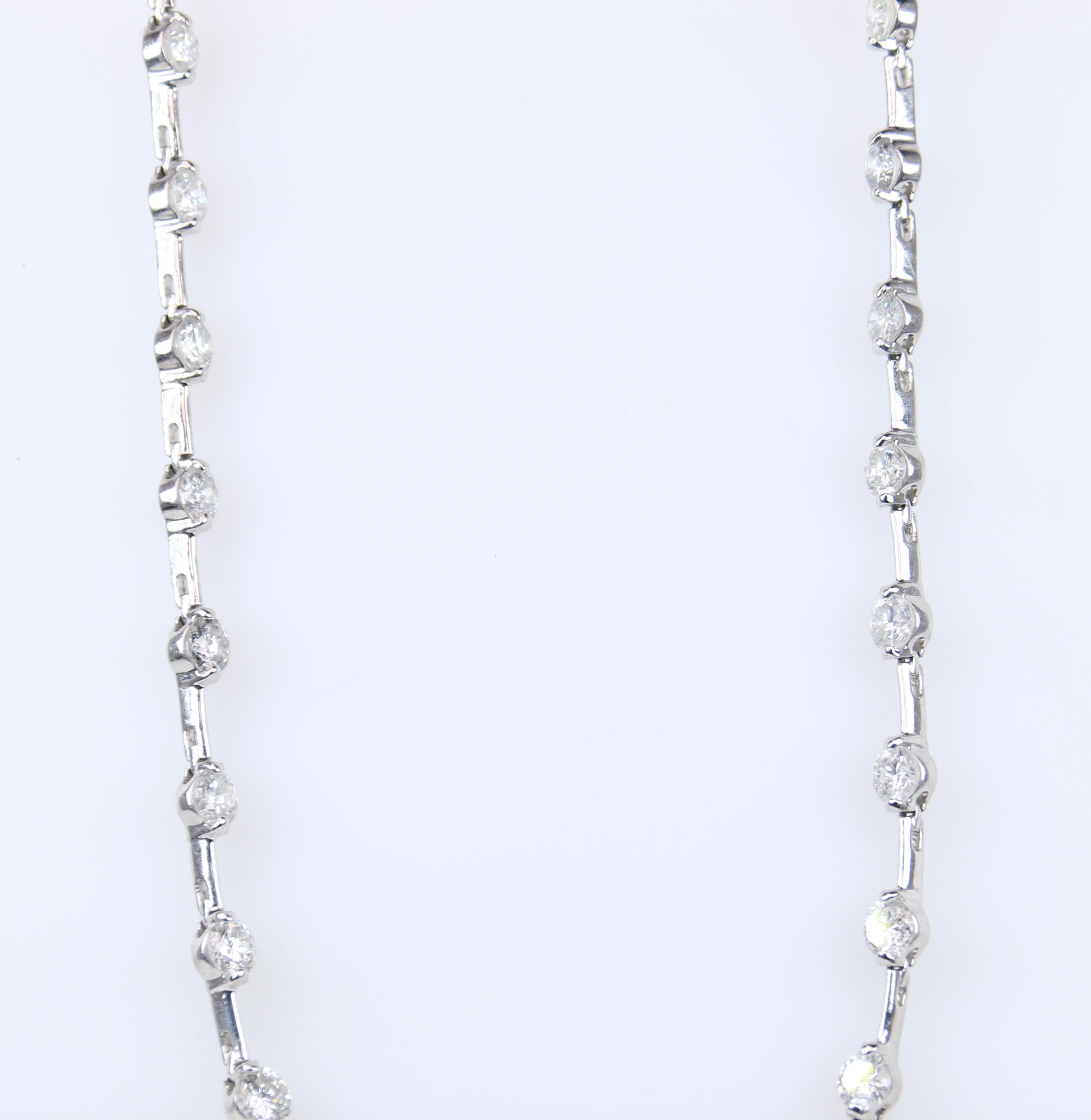 platinum diamond necklaces
