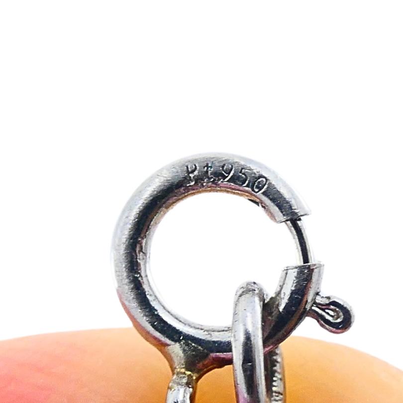 Collana a ferro di cavallo in platino con diamanti e onice in vendita 2