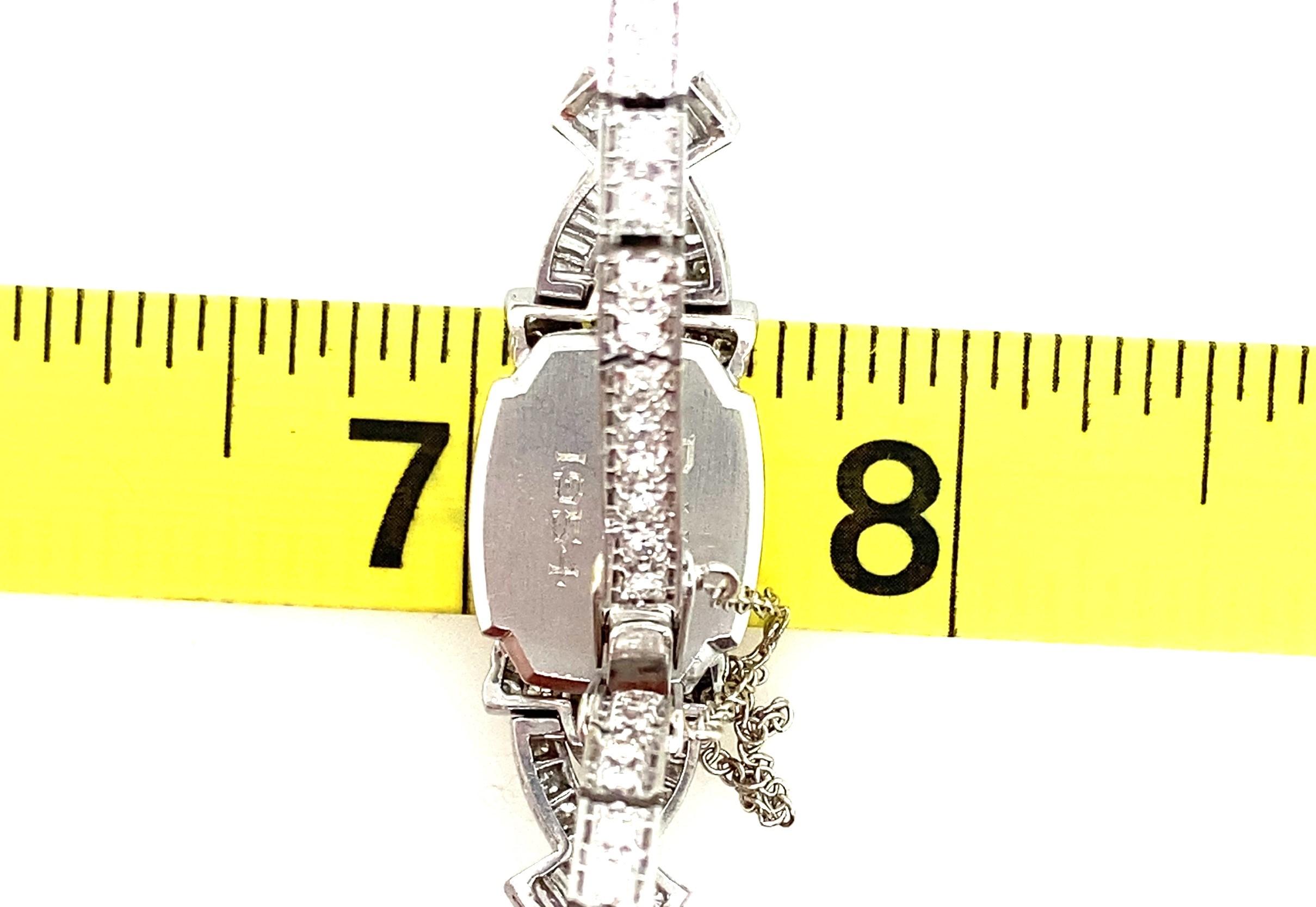 Platinum Diamond, Opal, and Pearl Shake Bracelet Reimagined 1950s Watch 4