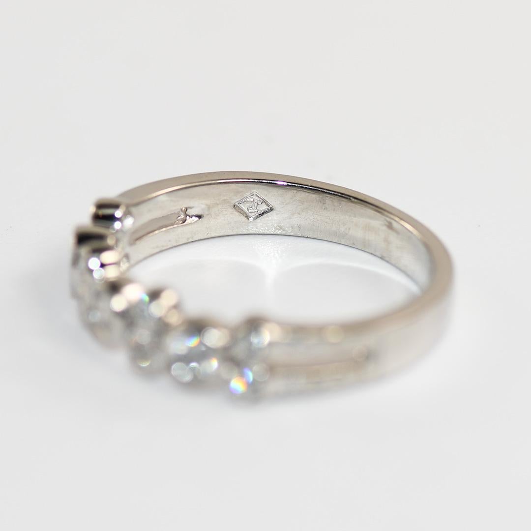 Platinum Diamond Ring 0.33tdw, SIze 7 For Sale 2