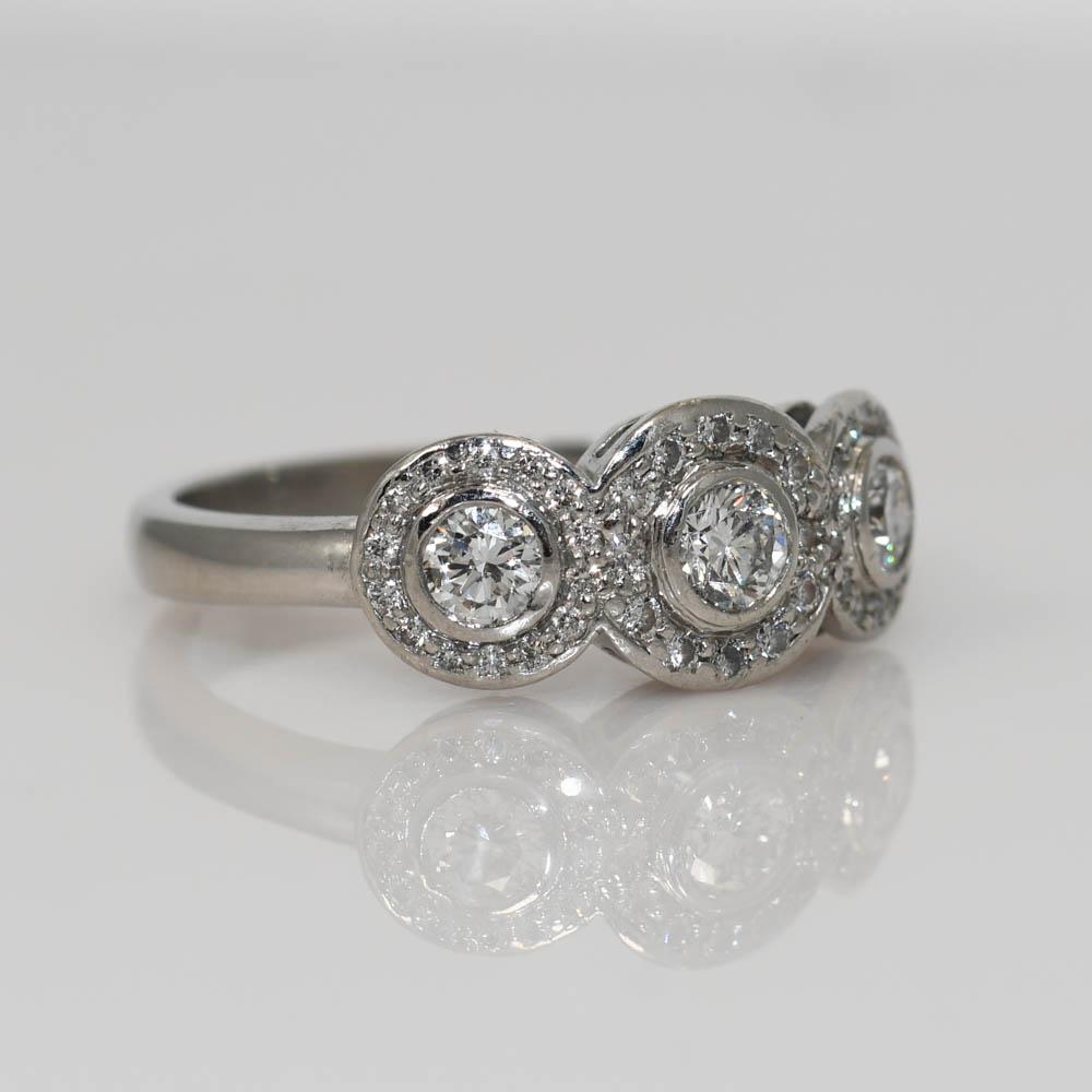 Platinum Diamond Ring, .50tdw, 6.9g 1