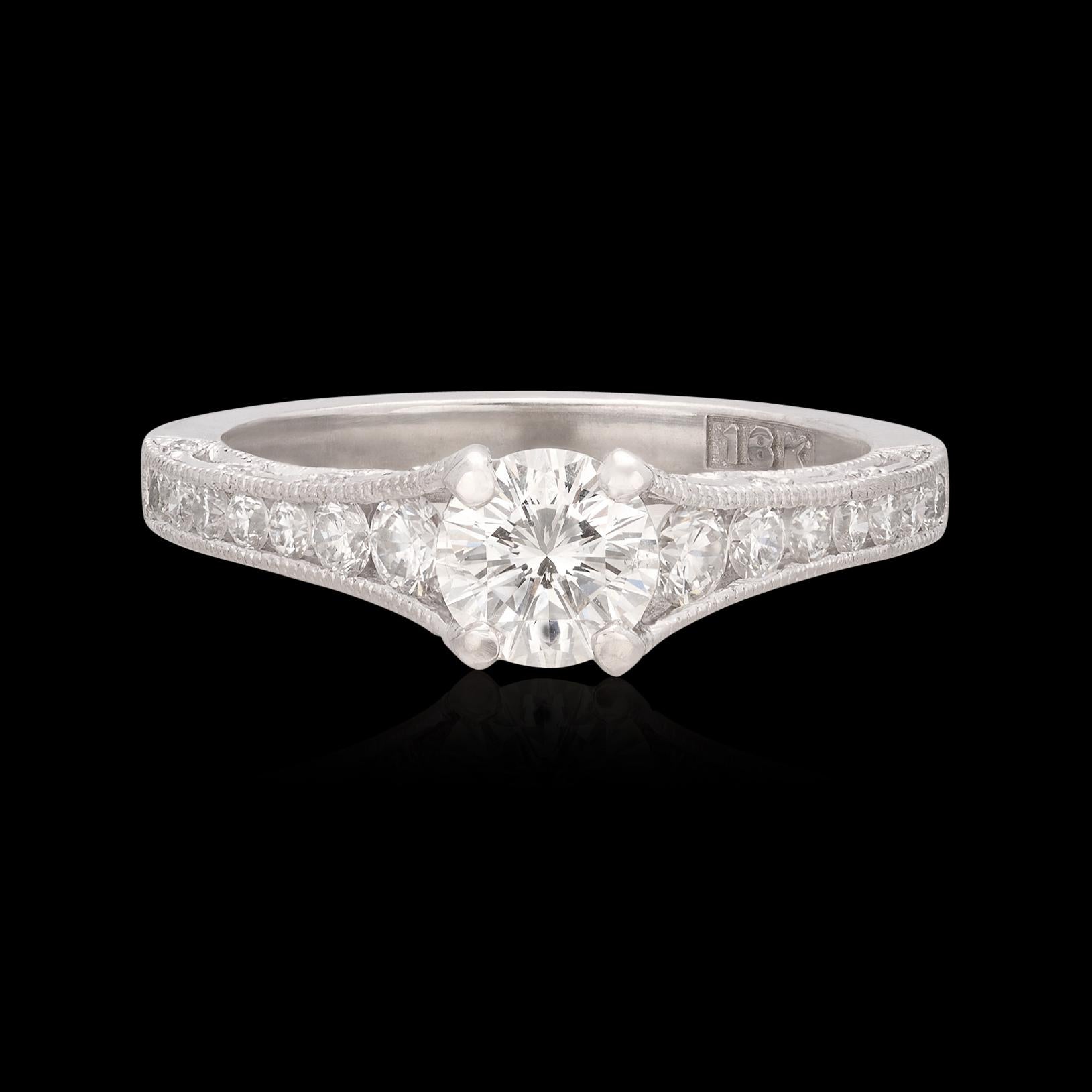 Platinum Diamond Ring by Tacori 2