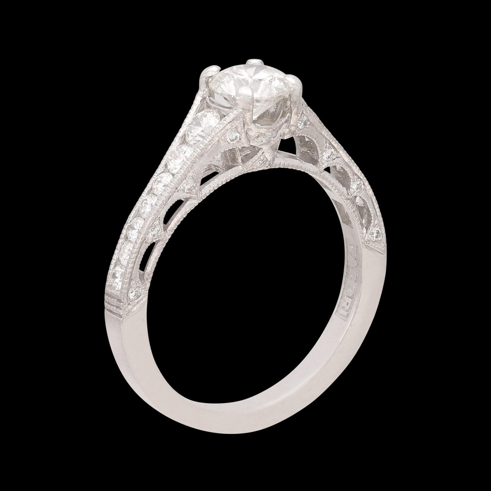 Platinum Diamond Ring by Tacori 5