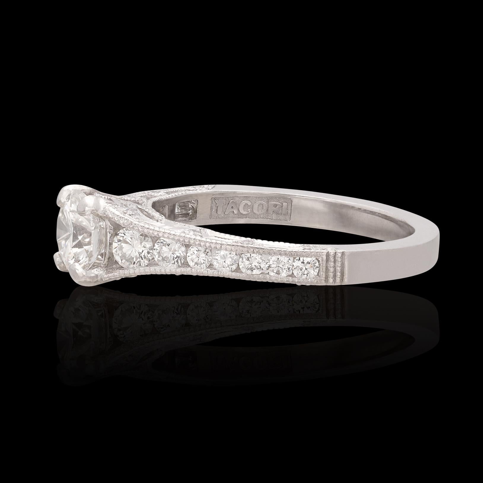 Platinum Diamond Ring by Tacori 7
