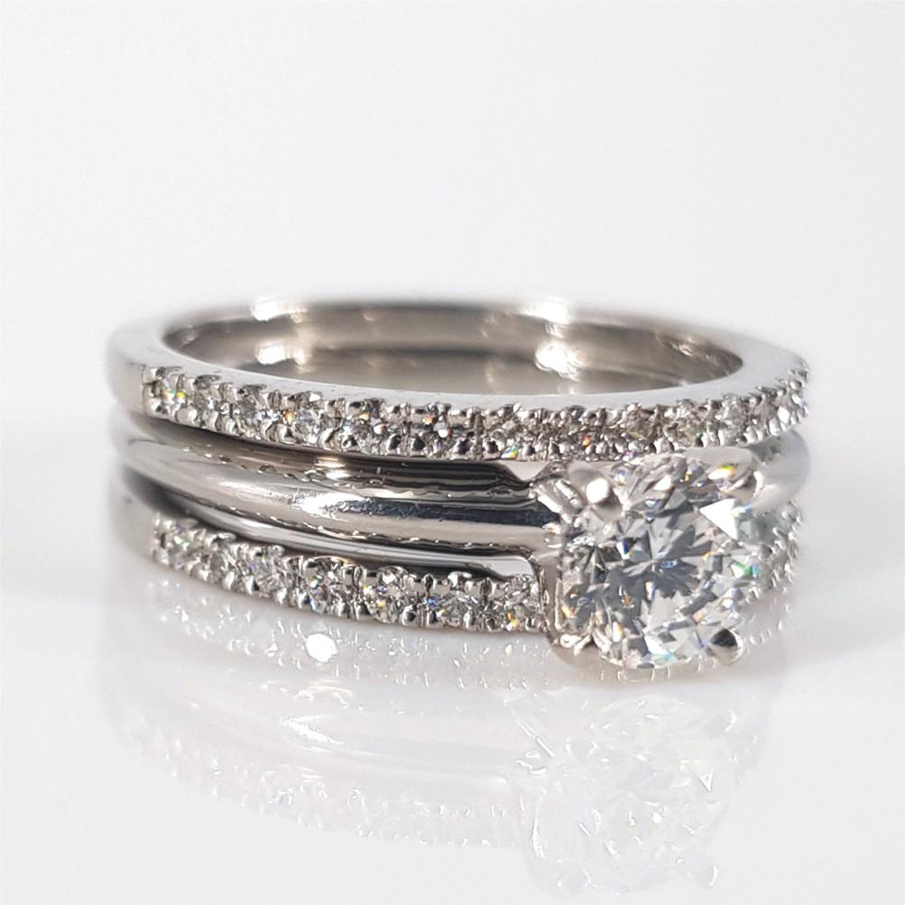 Platinum Diamond Ring For Sale 5