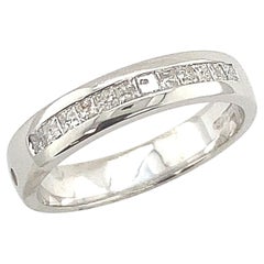 Platinum Diamond Ring, Set With 0.35ct Natural Diamonds