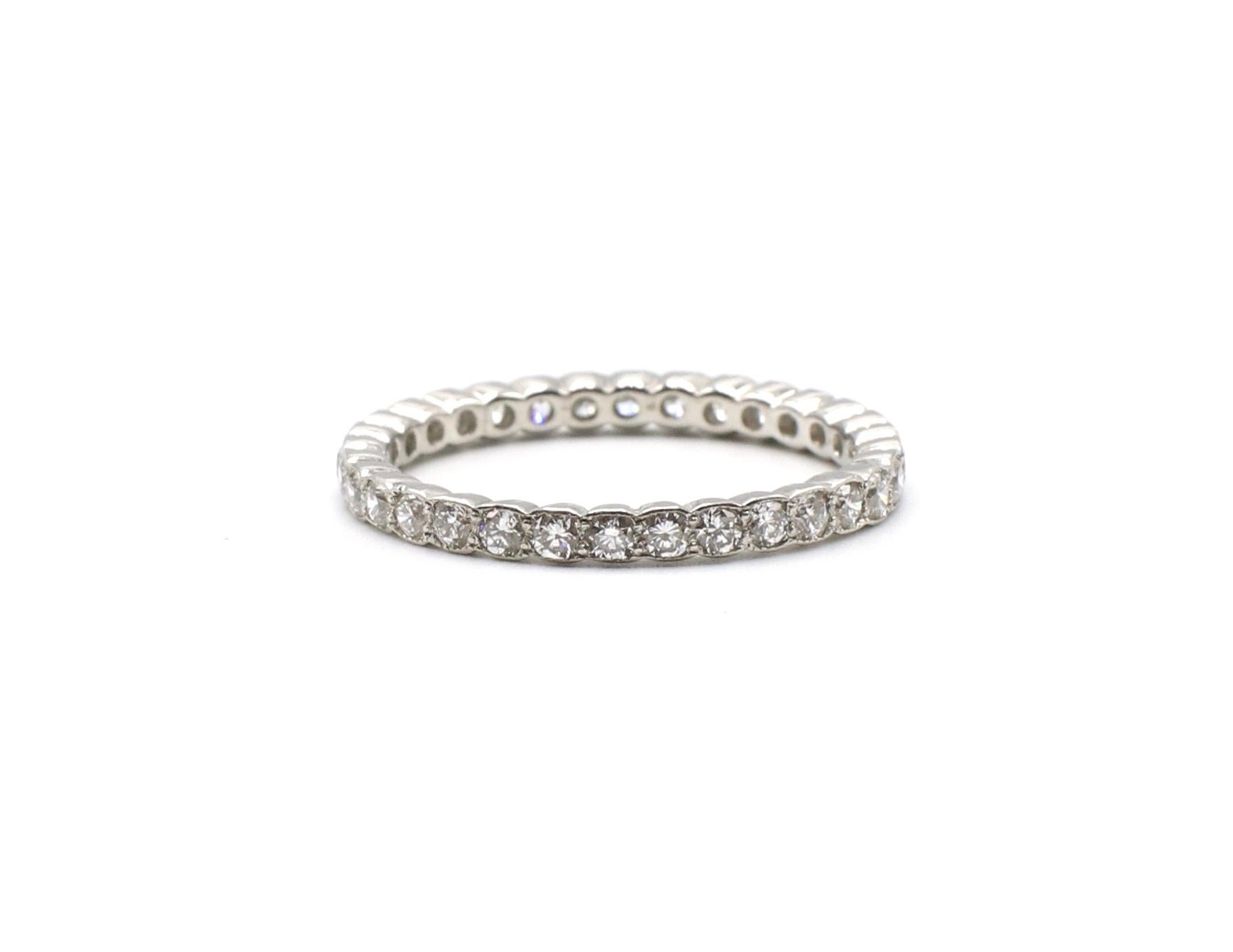 scalloped eternity band