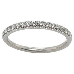 Used Platinum Diamond Set Eternity/ Wedding Ring Set with 0.25ct Diamonds