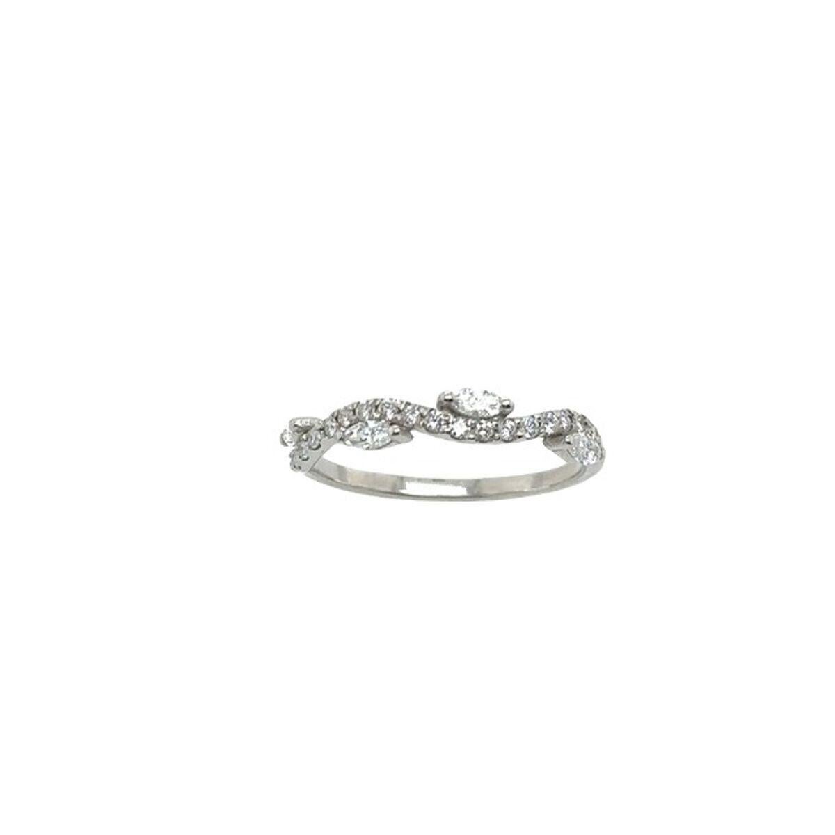 Platinum Diamond Set Eternity/Wedding Ring Set with 0.55ct Diamonds In Excellent Condition For Sale In London, GB