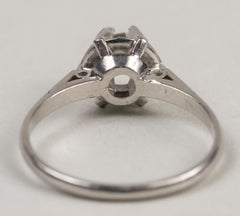 Platinum Diamond Solitaire Ring