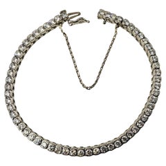 Platinum Diamond Tennis Bracelet 4.20 TCW