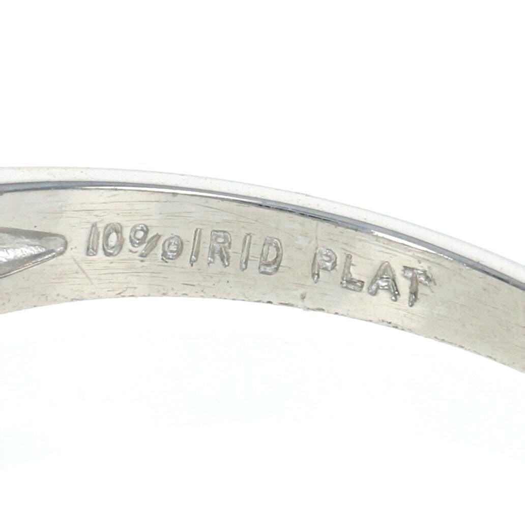 Platinum Diamond Vintage Wedding Band, 900 Single Cut .35ctw Seven-Stone Ring For Sale 1