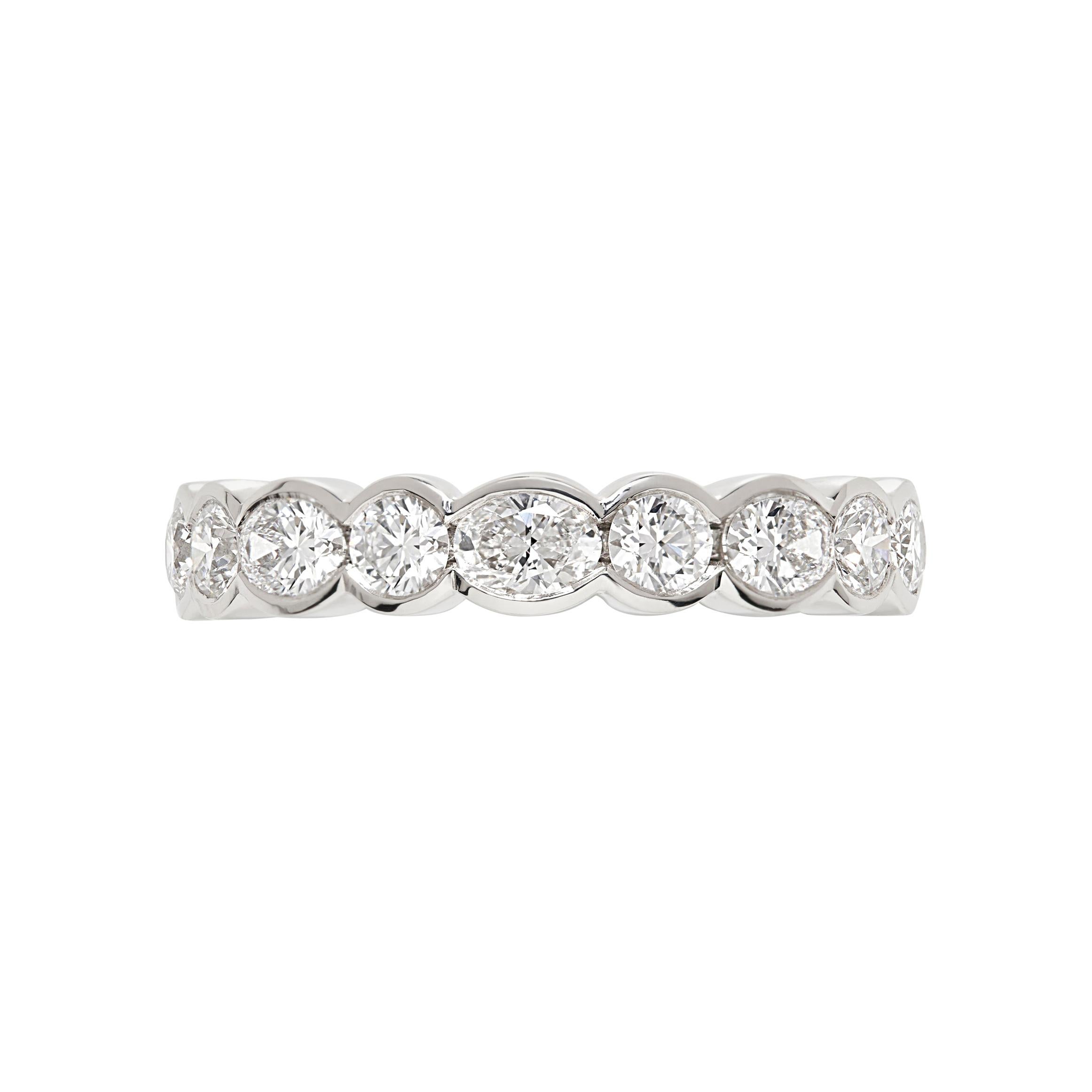 Platinum Diamond Wedding Band