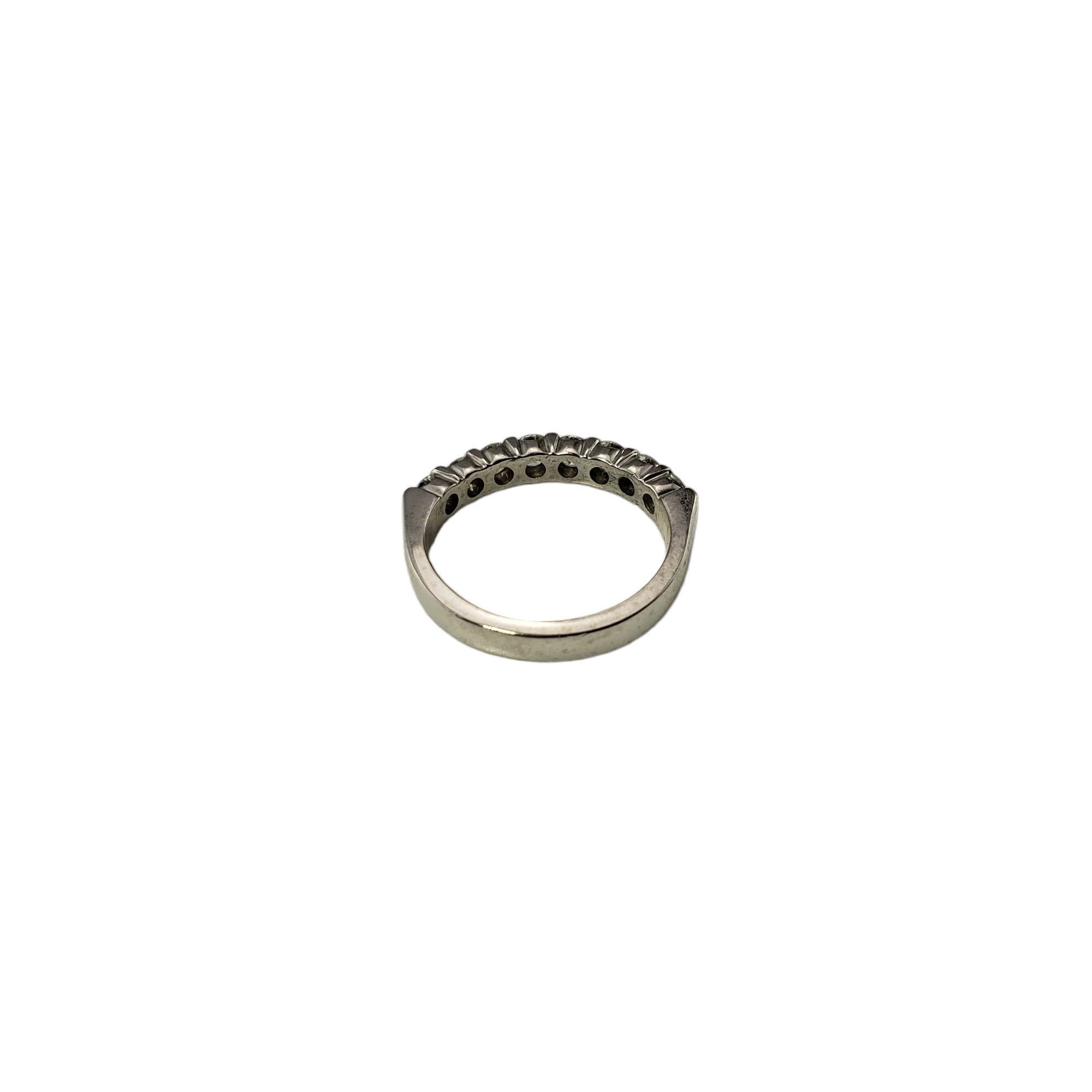 Women's Platinum Diamond Wedding Band Ring Size 4.5 #15790 For Sale